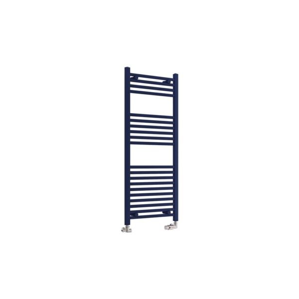 Eastbrook Wingrave Straight Heated Towel Rail Matt Cobalt Blue