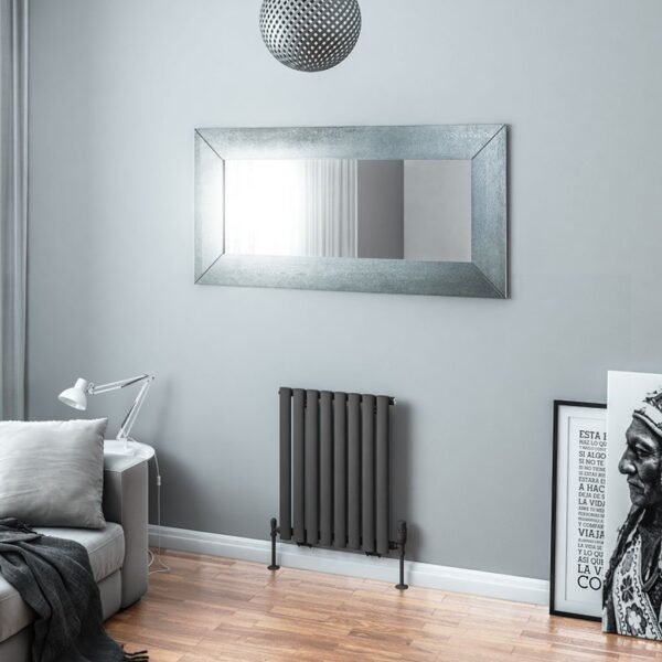 Eastbrook Tunstall Designer Radiator Matt Anthracite - Image 2