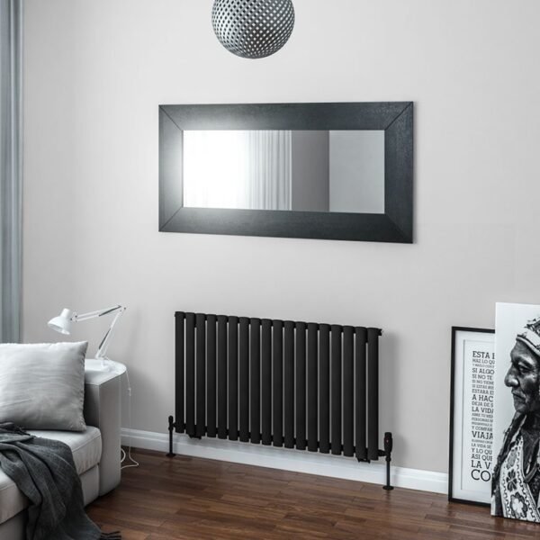 Eastbrook Tunstall Designer Radiator Matt Black - Image 4