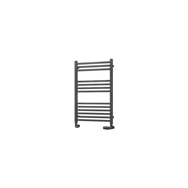 Eastbrook Tuscan Square Multirail Straight Heated Towel Rail Matt Anthracite