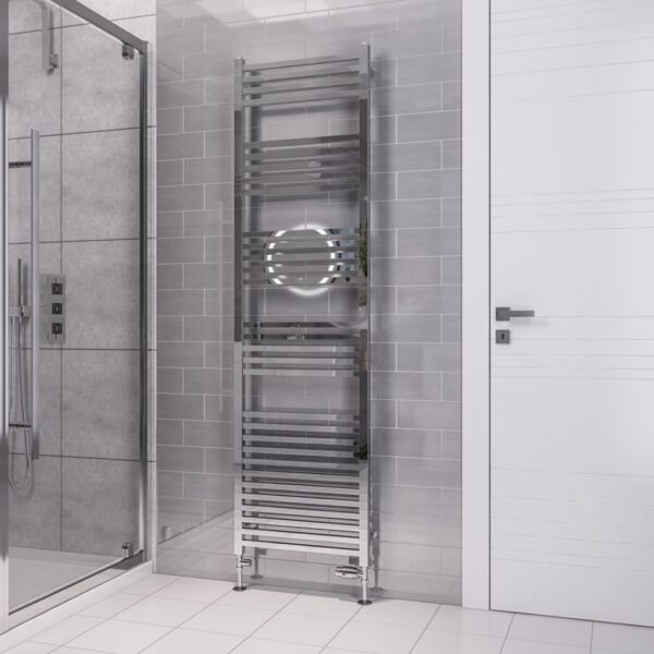Eastbrook Tuscan Square Multirail Straight Heated Towel Rail Chrome - Image 6