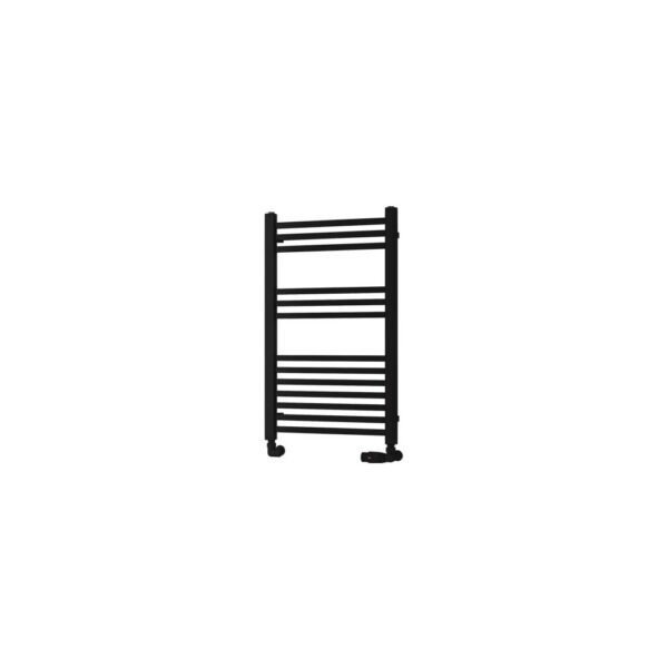 Eastbrook Rion Straight Heated Towel Rail Matt Black