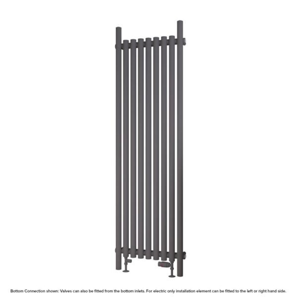 Eastbrook Lambourne Single Designer Radiator Matt Anthracite - Image 5