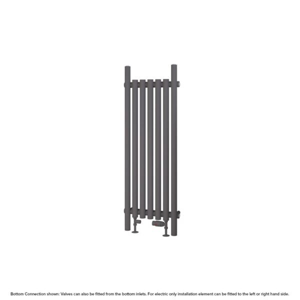 Eastbrook Lambourne Single Designer Radiator Matt Anthracite - Image 2