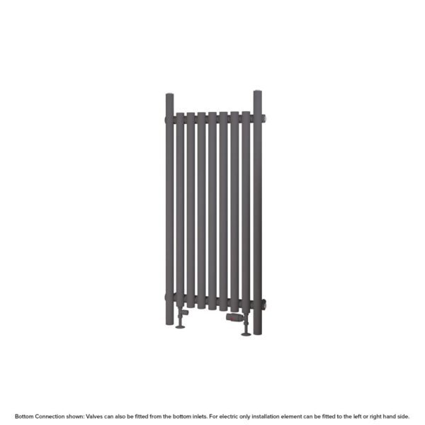 Eastbrook Lambourne Single Designer Radiator Matt Anthracite - Image 3