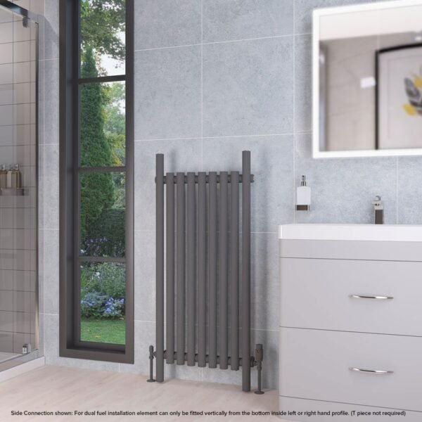 Eastbrook Lambourne Single Designer Radiator Matt Anthracite - Image 7