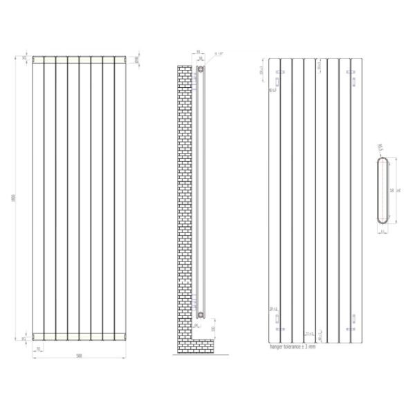 Eastbrook Addington Type 20 Designer Radiator Gloss White - Image 25