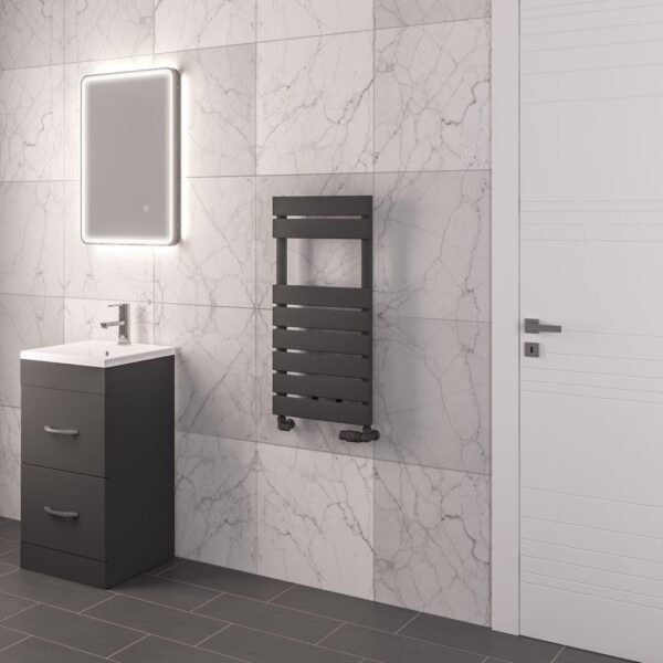 Eastbrook Addington Type 10 Designer Heated Towel Rail Matt Anthracite