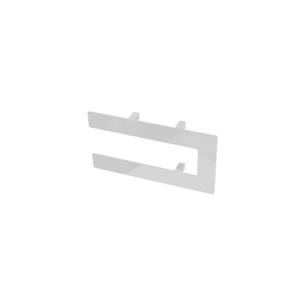 Eastbrook Addington Type 10 Double Flat Style Towel Hanger Gloss White