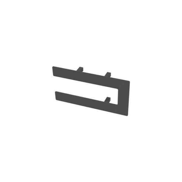 Eastbrook Addington Type 10 Double Flat Style Towel Hanger Matt Anthracite