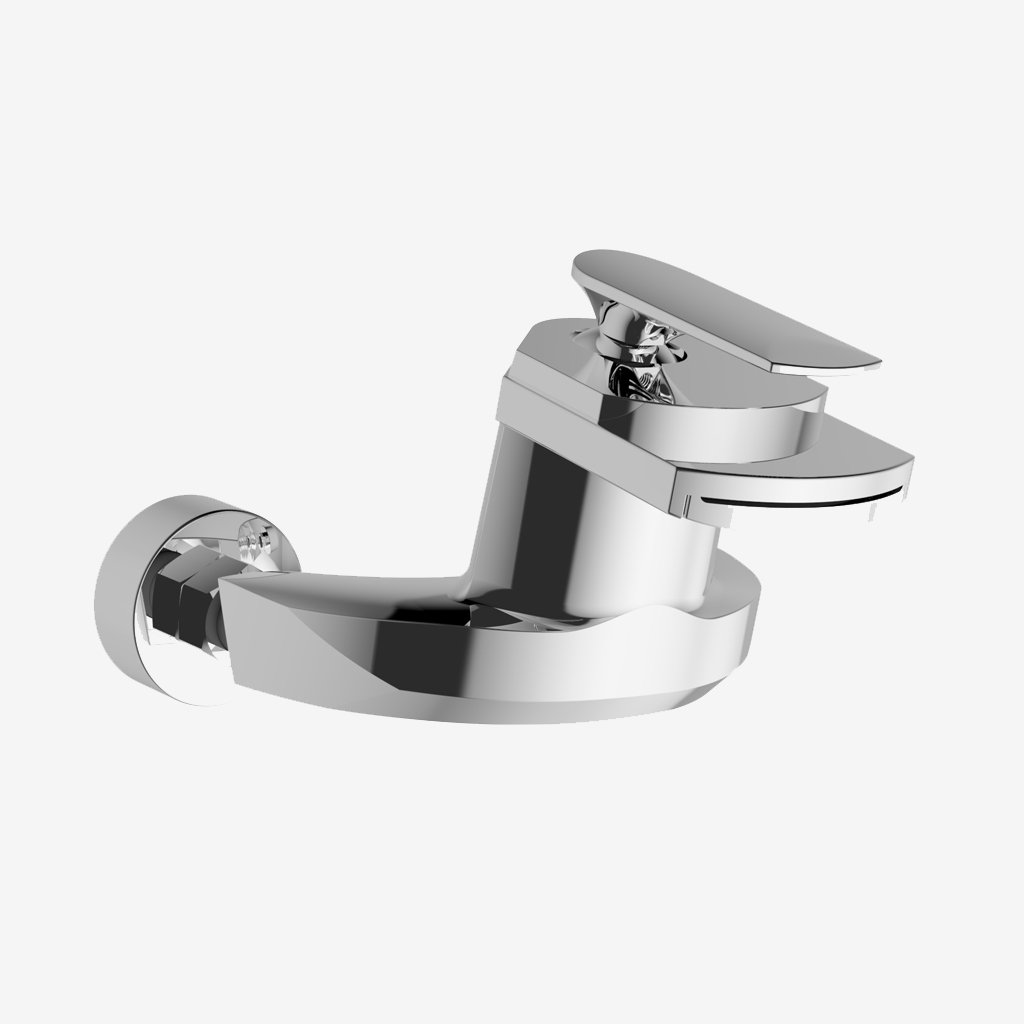 Eastbrook Falmouth Wall Mounted Bath Filler Tap Chrome