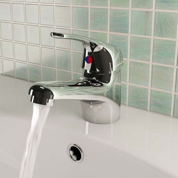 Eastbrook Isbourne Mono Basin Mixer Tap With Waste Chrome - Image 3