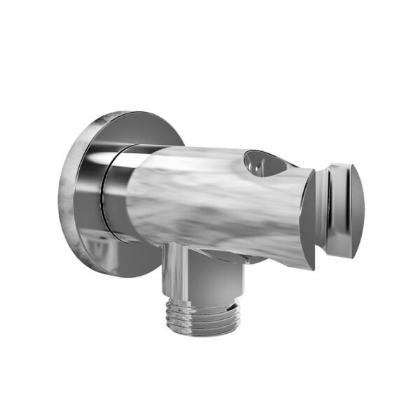 Eastbrook Round Wall Outlet Elbow With Shower Holder