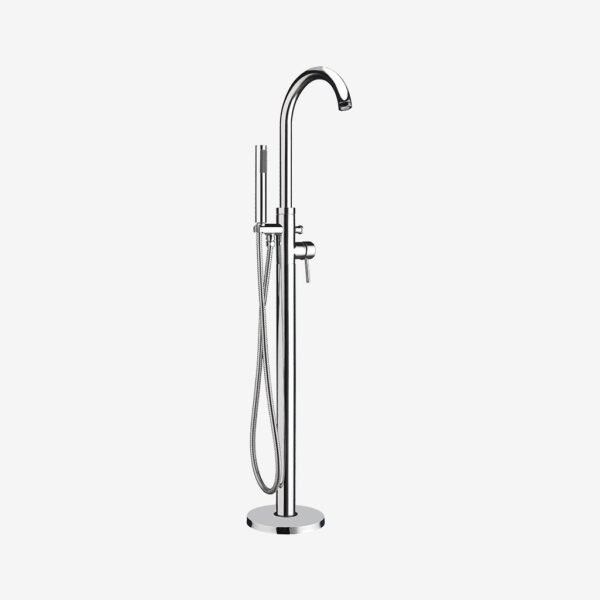 Eastbrook Floorstanding Manual Mono Bath Shower Mixer Tap Chrome