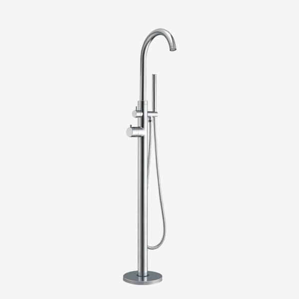Eastbrook Floorstanding Thermostatic Mono Bath Shower Mixer Tap Chrome