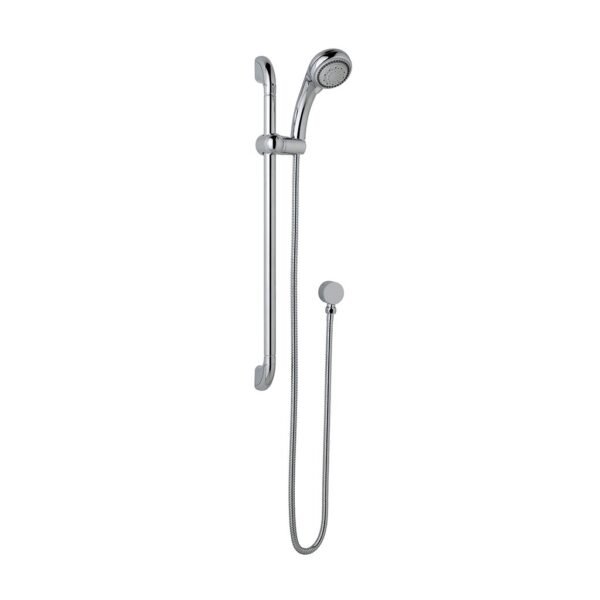 Eastbrook Slide Riser Kit With Multiple Function Shower Handset, Hose And Outlet Elbow Chrome