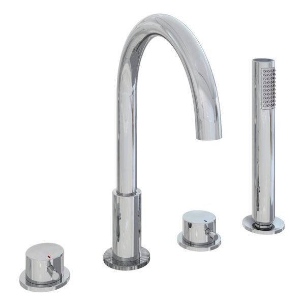 Eastbrook Meriden 4 Hole Deck Mounted Bath Shower Mixer Tap
