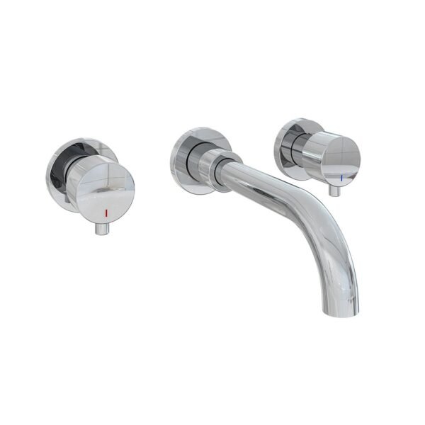 Eastbrook Meriden 3 Hole Wall Mounted Basin Tap