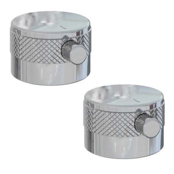 Eastbrook Meriden Half Knurling Tap Handle For Wall Mounted Basin And Bath Mixer Taps