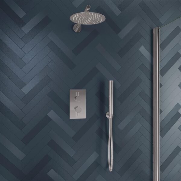 Eastbrook Round Thermostatic Concealed Shower Kit