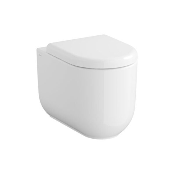 Vitra Liquid Rimless Back to Wall Toilet with Soft Close Seat - Image 4