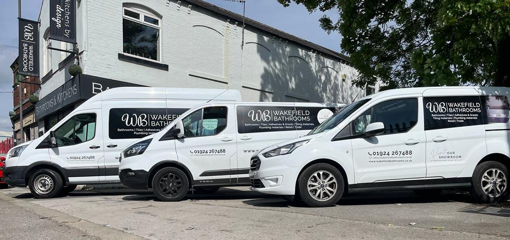 Image of Wakefield Bathrooms Showroom with Vans