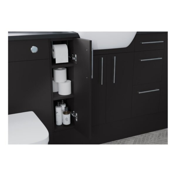 Trinity Clifton 1 Door Combination Bathroom furniture - 1542mm Wide - Image 4