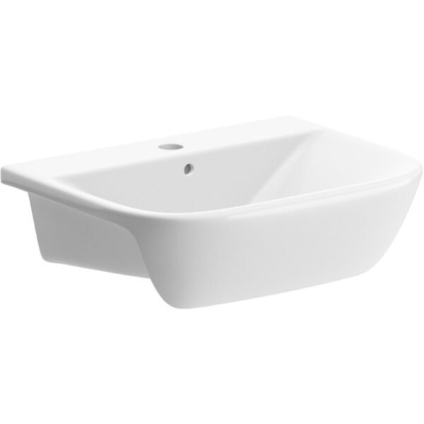 Trinity Chantry Semi Recessed Basin - 1 TH - 520mm x 400mm