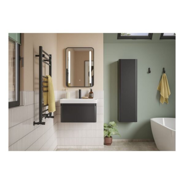 Trinity Wharfe 1 Door Wall Hung Tall Unit - 350mm Wide - Image 4