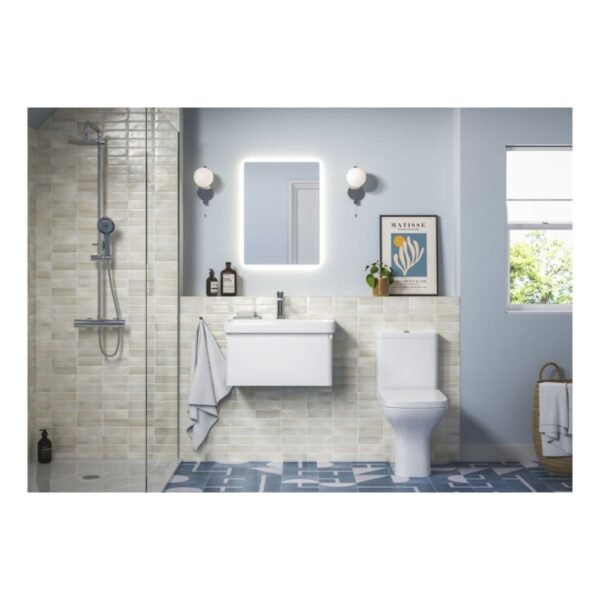 Trinity Wharfe 1 Door Wall Hung Tall Unit - 350mm Wide - Image 2