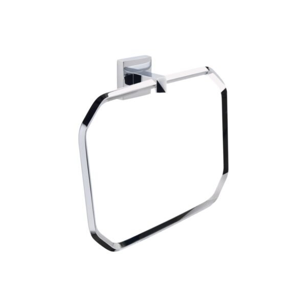 Trinity Edge Towel Ring - Chrome
