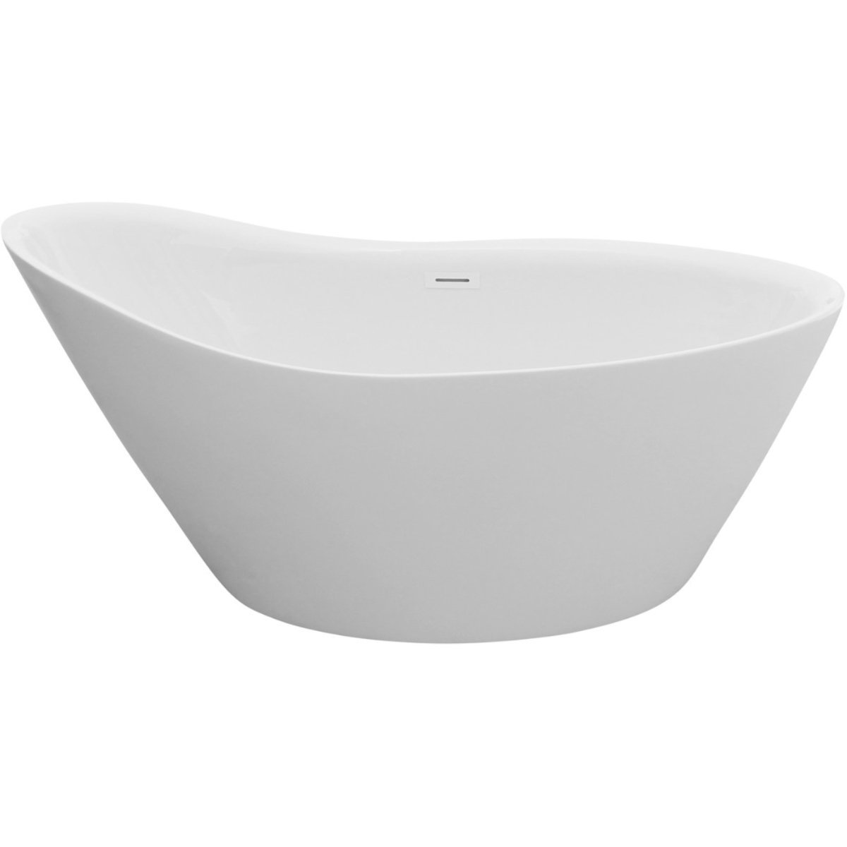 Trinity Marina Double Ended Freestanding Bath With Waste - 1500mm x 720mm - White