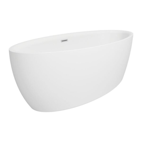 Trinity Aquila Double Ended Freestanding Bath With Waste - 1800mm x 800mm - White