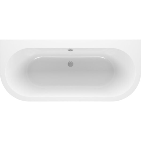 Trinity Orion Supercast Back To Wall Bath with Legs - 1700mm x 750mm - White - Image 2