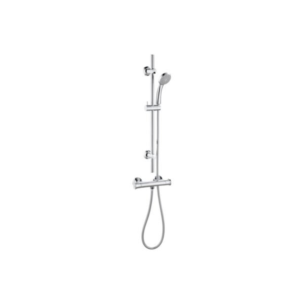 Trinity Clarity Thermostatic Bar Mixer Shower - Chrome