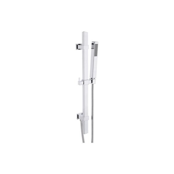 Trinity Square Premium Slider Rail Kit With Elbow - Chrome