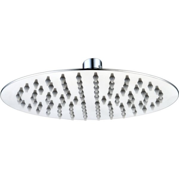 Trinity Round Ultraslim Shower Head - 250mm x 250mm - Stainless Steel