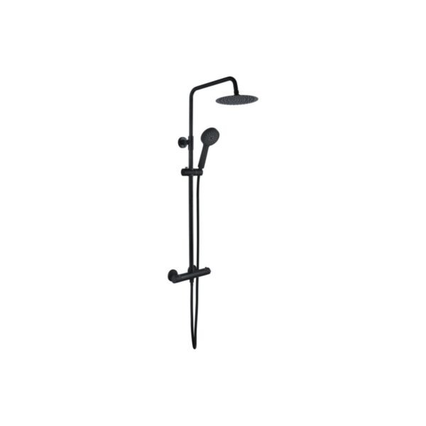 Trinity Round Thermostatic Bar Mixer With Riser Kit