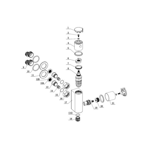 Trinity Douche Valve - Chrome - Image 2