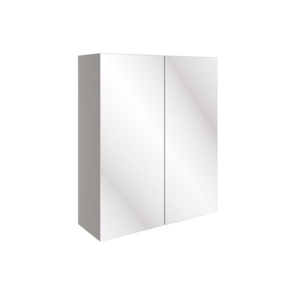 Trinity Wald 2 Door Wall Hung Mirrored Cabinet - 600mm Wide - Image 2