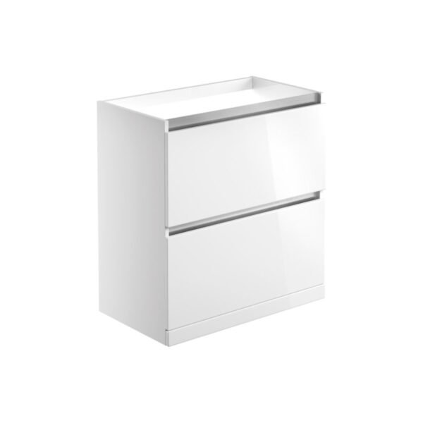 Trinity Glide 2 Drawer Floorstanding Vanity Unit - 800mm Wide