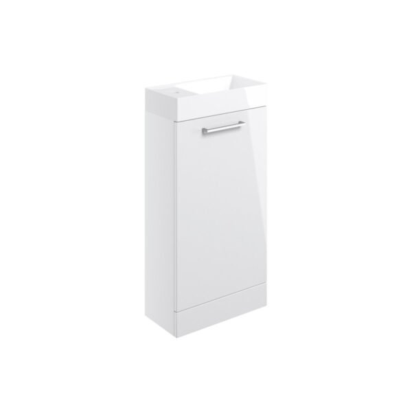 Trinity Woolley 1 Door Floorstanding Vanity Unit With Basin - 410mm Wide
