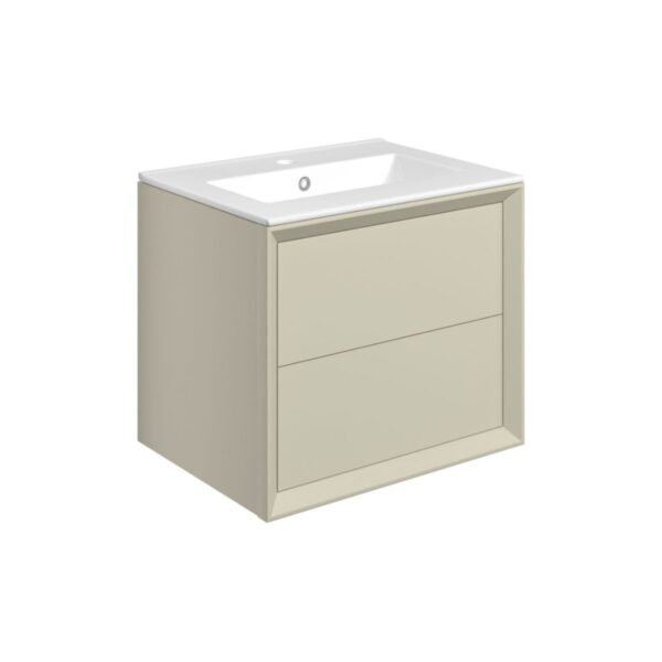 Trinity Volt 2 Drawer Wall Hung Vanity Unit With Basin - 615mm Wide
