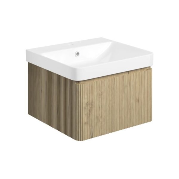 Trinity Wiske 1 Drawer Wall Hung Vanity Unit With Basin - 500mm Wide