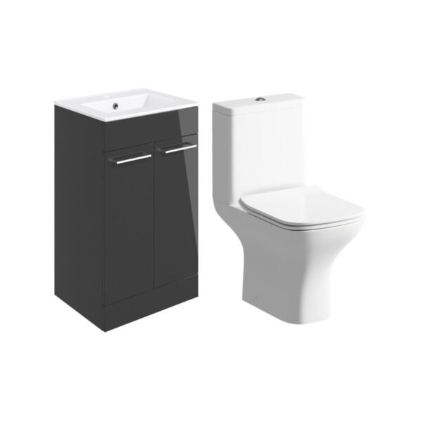 Trinity Woolley Floorstanding Vanity Unit With Close Coupled Toilet - Image 5