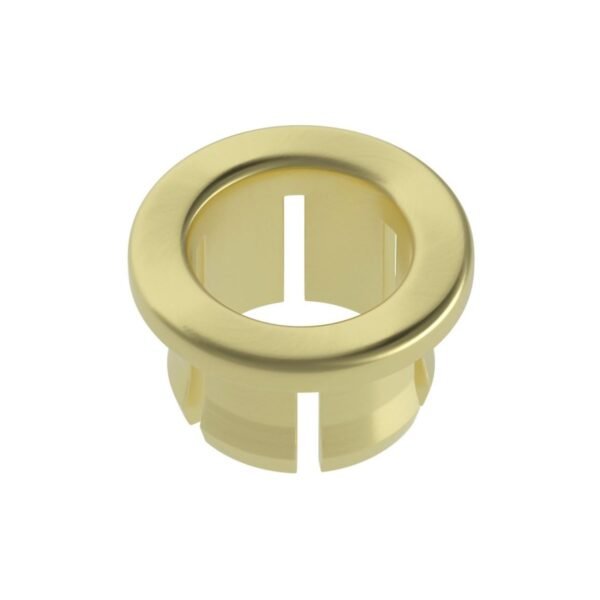 Trinity Wharfe Wall Hung Vanity Unit With Tall Storage Unit & Brushed Brass Tap - Image 9