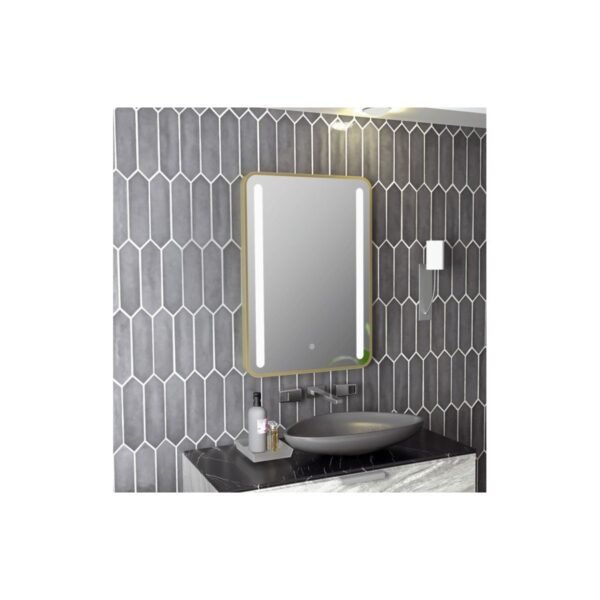 Trinity Dew Round Front-Lit Illuminated Mirror - 500mm x 700mm
