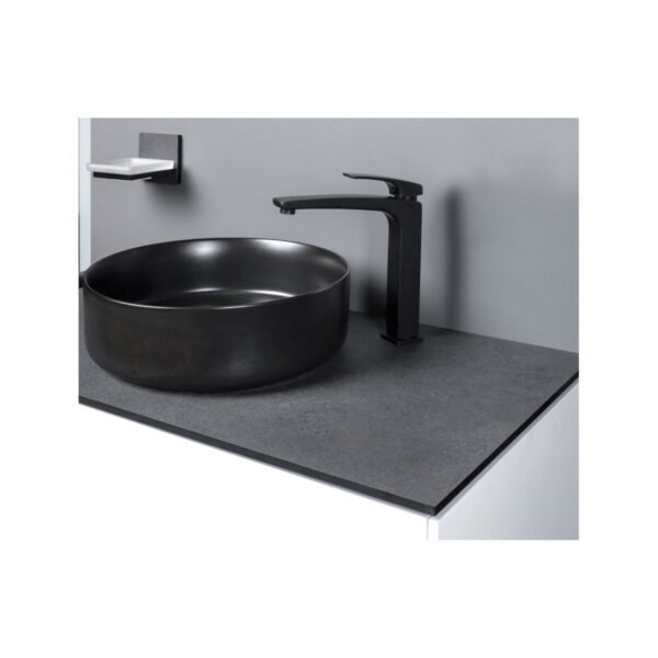 Trinity Sowerby Ceramic Round Countertop Basin With Waste - 355mm x 355mm