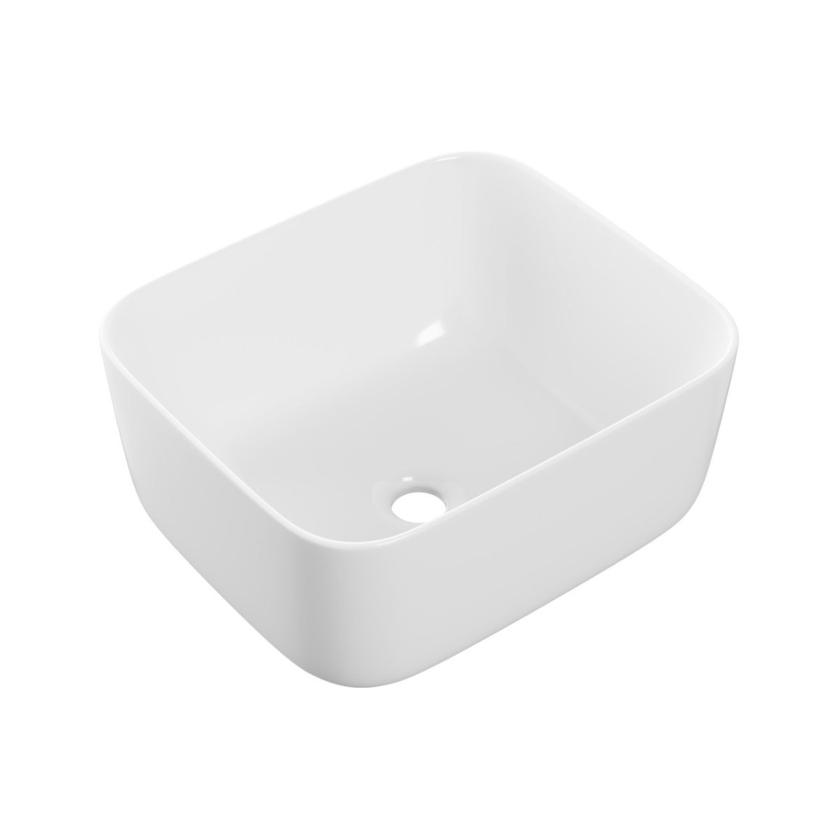 Trinity Bliss Deep Countertop Basin - 420mm x 360mm - White