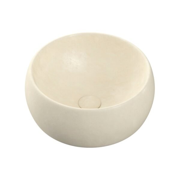 Trinity Trove Ceramic Countertop Basin - 400mm Wide - Stone Effect